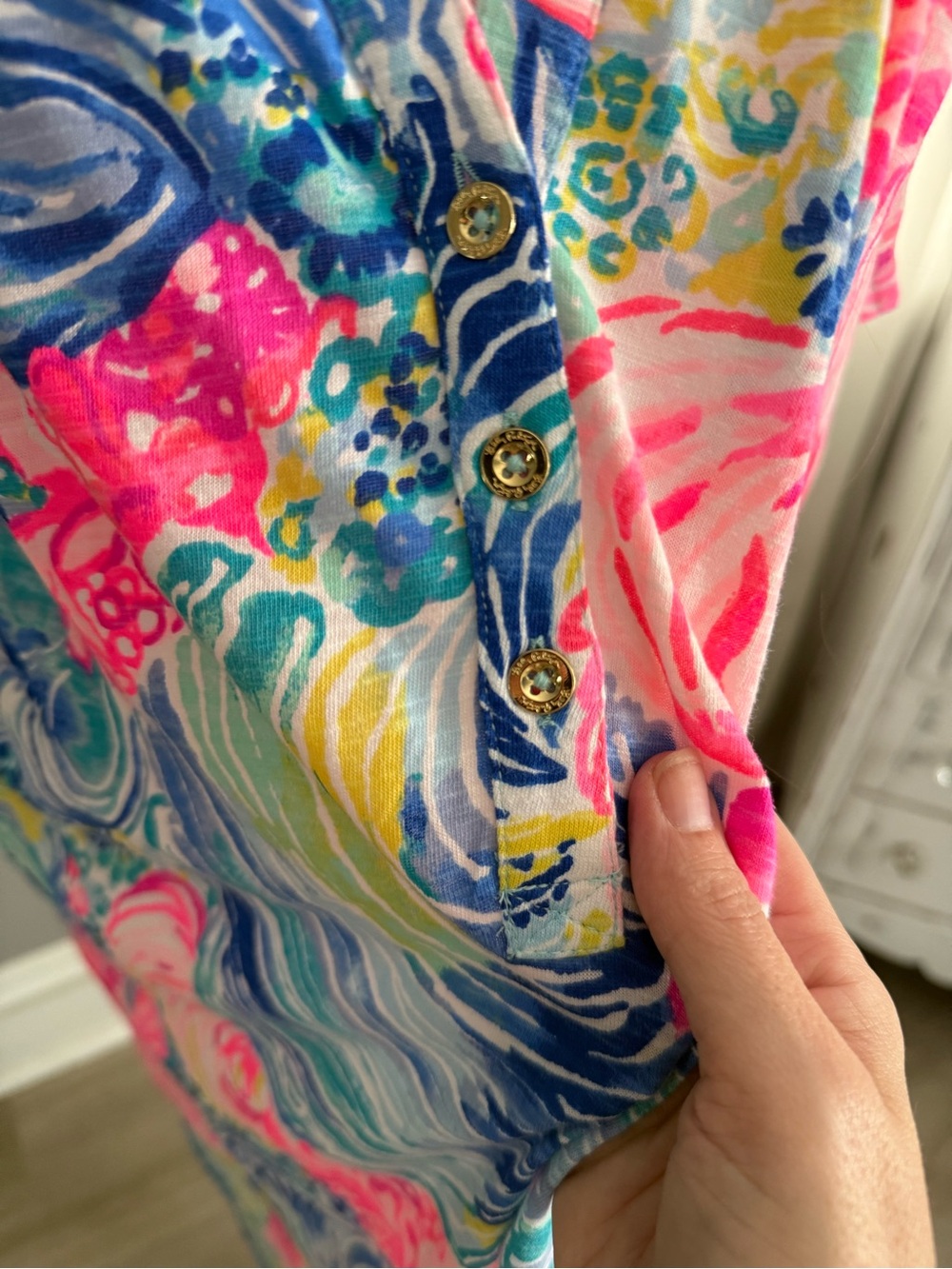 Lilly Pulitzer Essie Dress Shell of a Party Sleeveless XL - Picture 5 of 6
